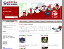 Tablet Screenshot of jeevanrakshaindia.org